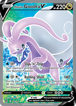 Hisuian Goodra V (Full Art) 187/196 Ultra Rare Lost Origin Single