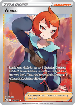 Arezu (Full Art) 189/196 Ultra Rare Lost Origin Single
