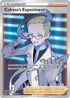 Colress's Experiment (Full Art) 190/196 Ultra Rare Lost Origin Single