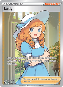 Lady (Full Art) 193/196 Ultra Rare Lost Origin Single