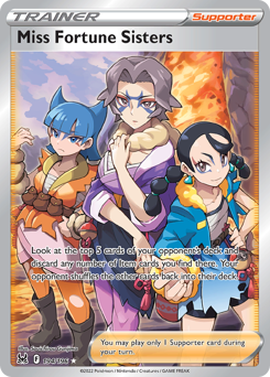 Miss Fortune Sisters (Full Art) 194/196 Ultra Rare Lost Origin Single