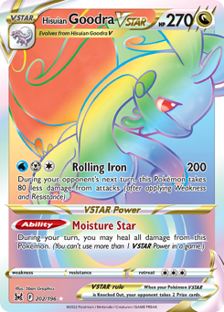 Hisuian Goodra VSTAR (Secret) 202/196 Secret Rare Lost Origin Single
