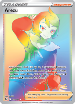 Arezu (Secret) 204/196 Secret Rare Lost Origin Single
