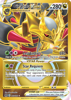 Giratina VSTAR (212) (Secret) 212/196 Secret Rare Lost Origin Single
