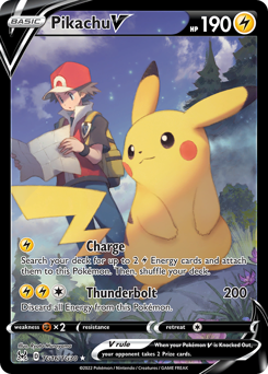 Pikachu V TG16/TG30 Ultra Rare Lost Origin Single
