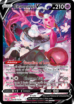 Enamorus V TG18/TG30 Ultra Rare Lost Origin Single