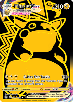 Pikachu VMAX (Secret) TG29/TG30 Ultra Rare Lost Origin Single