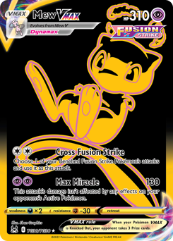 Mew VMAX (Secret) TG30/TG30 Secret Rare Lost Origin Single