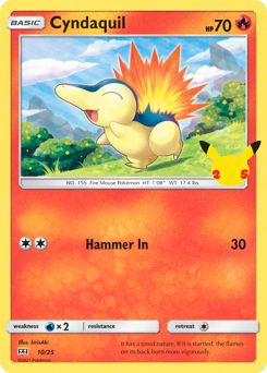 Cyndaquil 10/25 25th Annv Promo