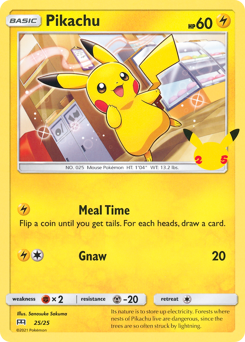 Pikachu 25/25 25th Annv Promo