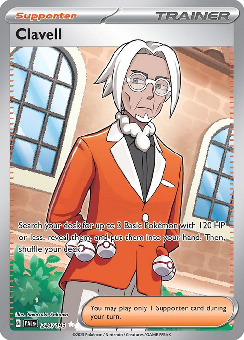 Clavell 249/193 Ultra Rare Paldea Evolved Pokemon Card