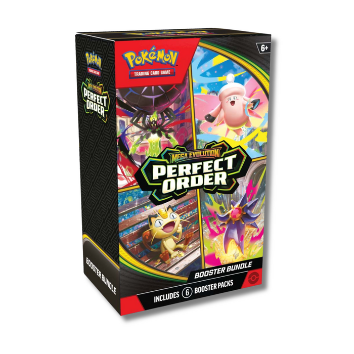 Pokémon TCG: Mega Evolution—Perfect Order Booster Bundle (6 Packs)