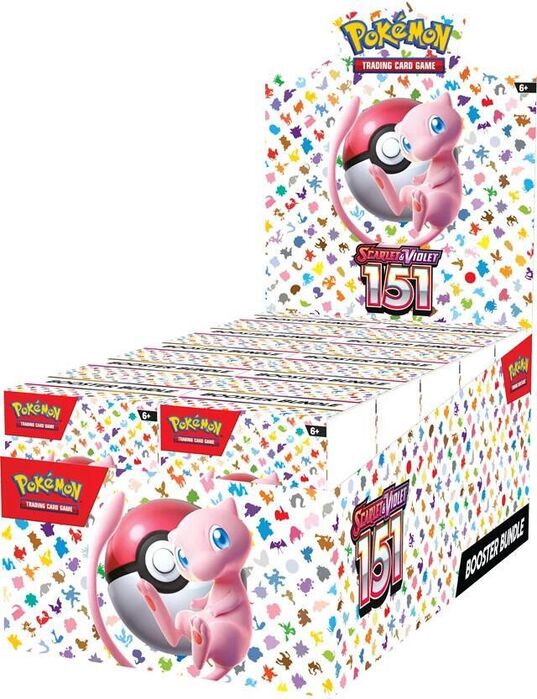 SEALED DISPLAY CASE Scarlet & Violet 151 Booster Bundles (10 Booster Bundles)