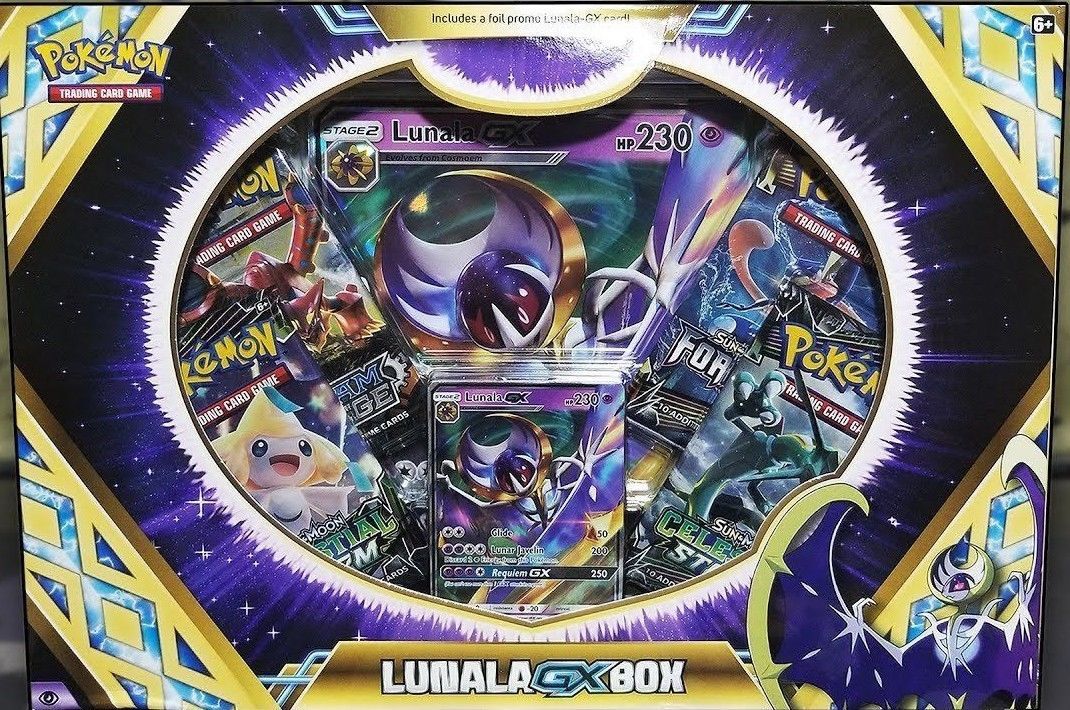 Pokemon Tcg Lunala Gx Box