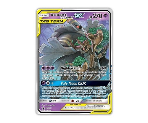POKEMON TCG Trevenant & Dusknoir SM217 promo card
