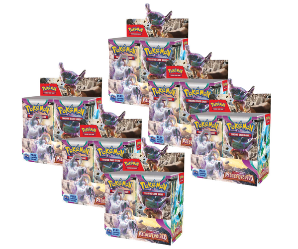 Paldea Evolved SEALED CASE 6 X BOOSTER BOX POKEMON TCG