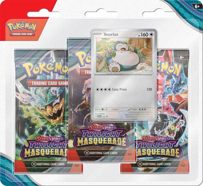 Twilight Masquerade Three Booster Blister - POKÉMON TCG Scarlet & Violet 6 
