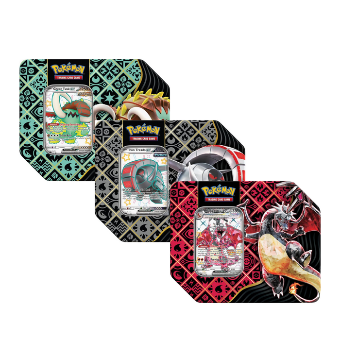 Pokemon TCG Scarlet & Violet Paldean Fates Tin set (3 Variations)