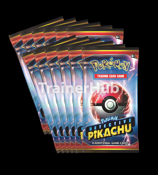 4 Card Booster Pack Detective Pikachu Online Code Pokemon 