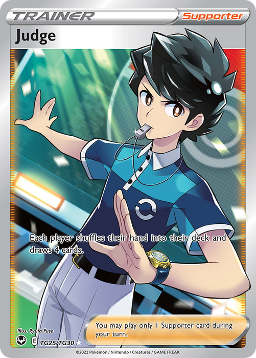 Judge Trainer Gallery TG25/TG30 Ultra Rare Silver Tempest Pokemon Card Single