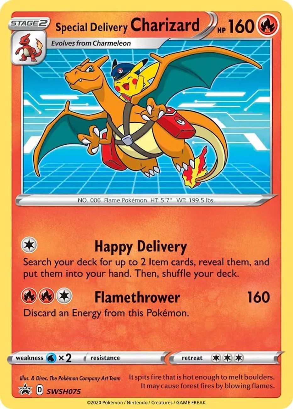 Special Delivery Charizard - SWSH075 Promo