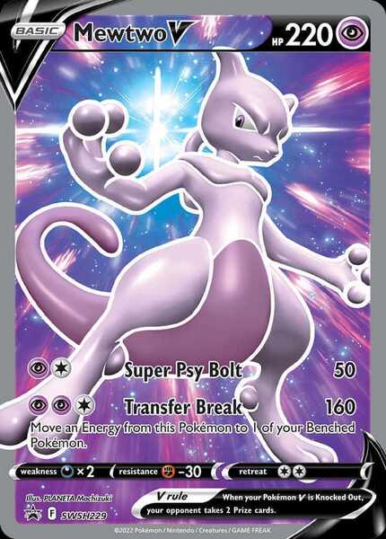 Mewtwo V - SWSH229 Promo
