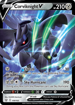 Corviknight V 109/163 Ultra Rare Battle Styles