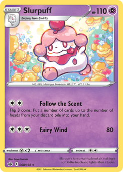 Slurpuff 068/198 Rare Chilling Reign Singles