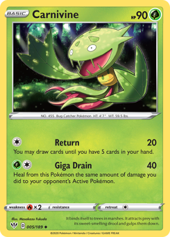 Carnivine 005/189 Uncommon
