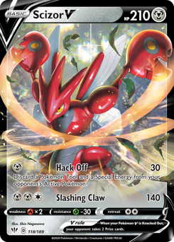 Scizor V 118/189 Ultra Rare