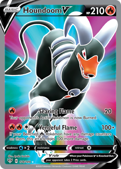 Houndoom V (Full Art) 178/189 Ultra Rare