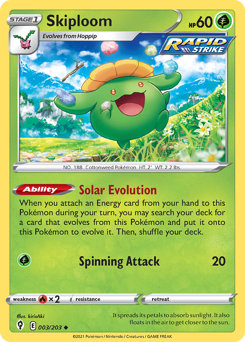 Skiploom 003/203 Uncommon  Evolving Skies Singles