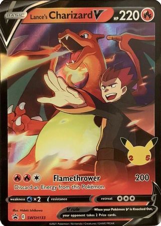 Lance's Charizard V - SWSH133 - Promo