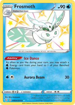 Frosmoth Shiny Holo Rare SV034/SV122 Shining Fates Singles