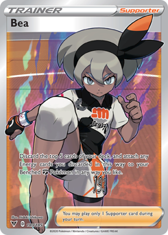 Bea (Full Art) 180/185 Ultra Rare Vivid Voltage Singles