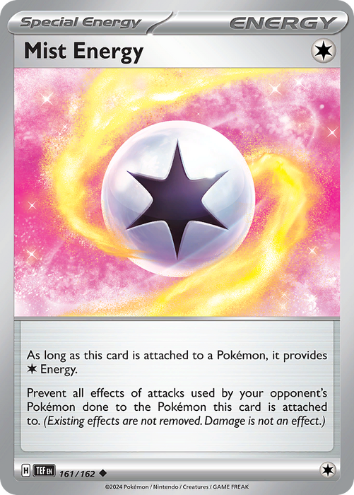 Mist Energy 161/162 Uncommon Scarlet & Violet Temporal Forces Near Mint Pokemon Card