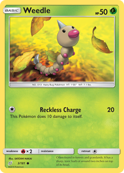 Weedle (3/181) Team Up