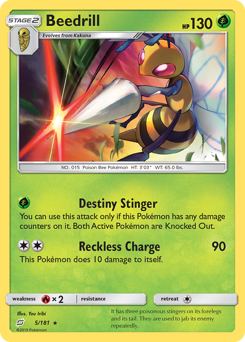 Beedrill (5/181) Team Up