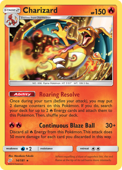 Charizard (14/181) Team Up