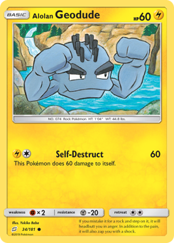 Alolan Geodude (34/181) Team Up