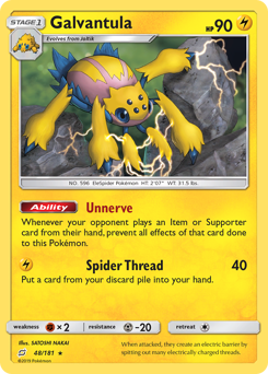 Galvantula (48/181) Team Up