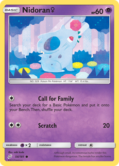 Nidoran Female (54/181) Team Up