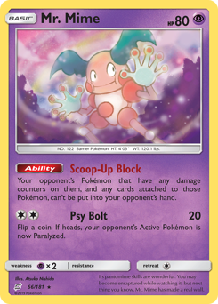 Mr. Mime (66/181) Team Up