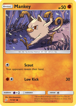 Mankey (71/181) Team Up