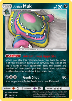 Alolan Muk (84/181) Team Up
