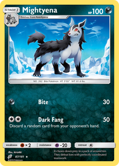 Mightyena (87/181) Team Up