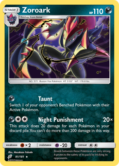 Zoroark (91/181) Team Up