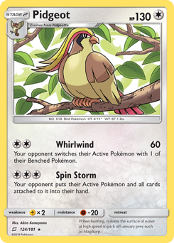 Pidgeot (124/181) Team Up