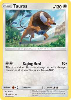 Tauros (129/181) Team Up