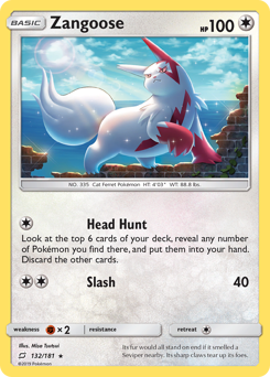 Zangoose (132/181) Team Up